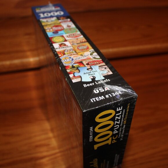3/$55❤️new BEER LABELS CHEERS! White Mountain Puzzle Company Étiquettes De Bière - Picture 10 of 11